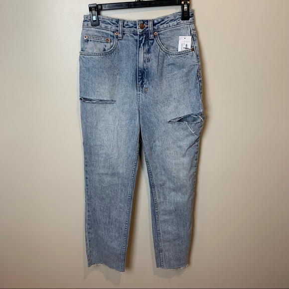 NEW KSUBI Chlo Wasted Jean Slash Blue - Size 25 - Picture 2 of 9